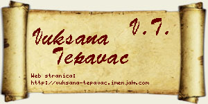 Vuksana Tepavac vizit kartica